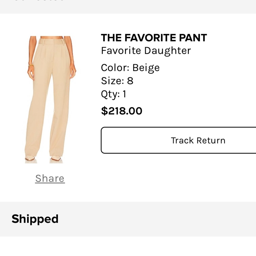 Favorite Daughter Beige Pants